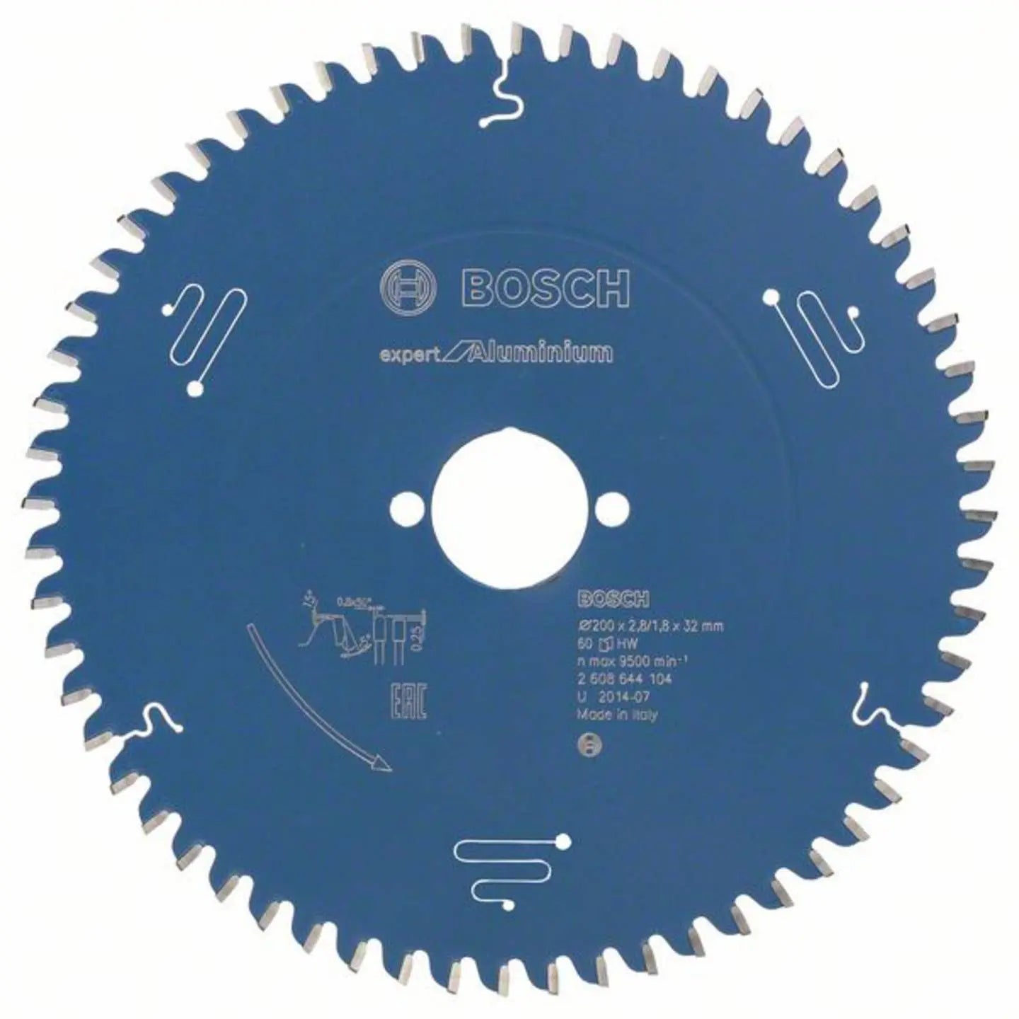B-Ware Bosch Kreissägeblatt Sägeblatt Expert For Aluminum Kunststoff Holz 200 Mm 32 Mm