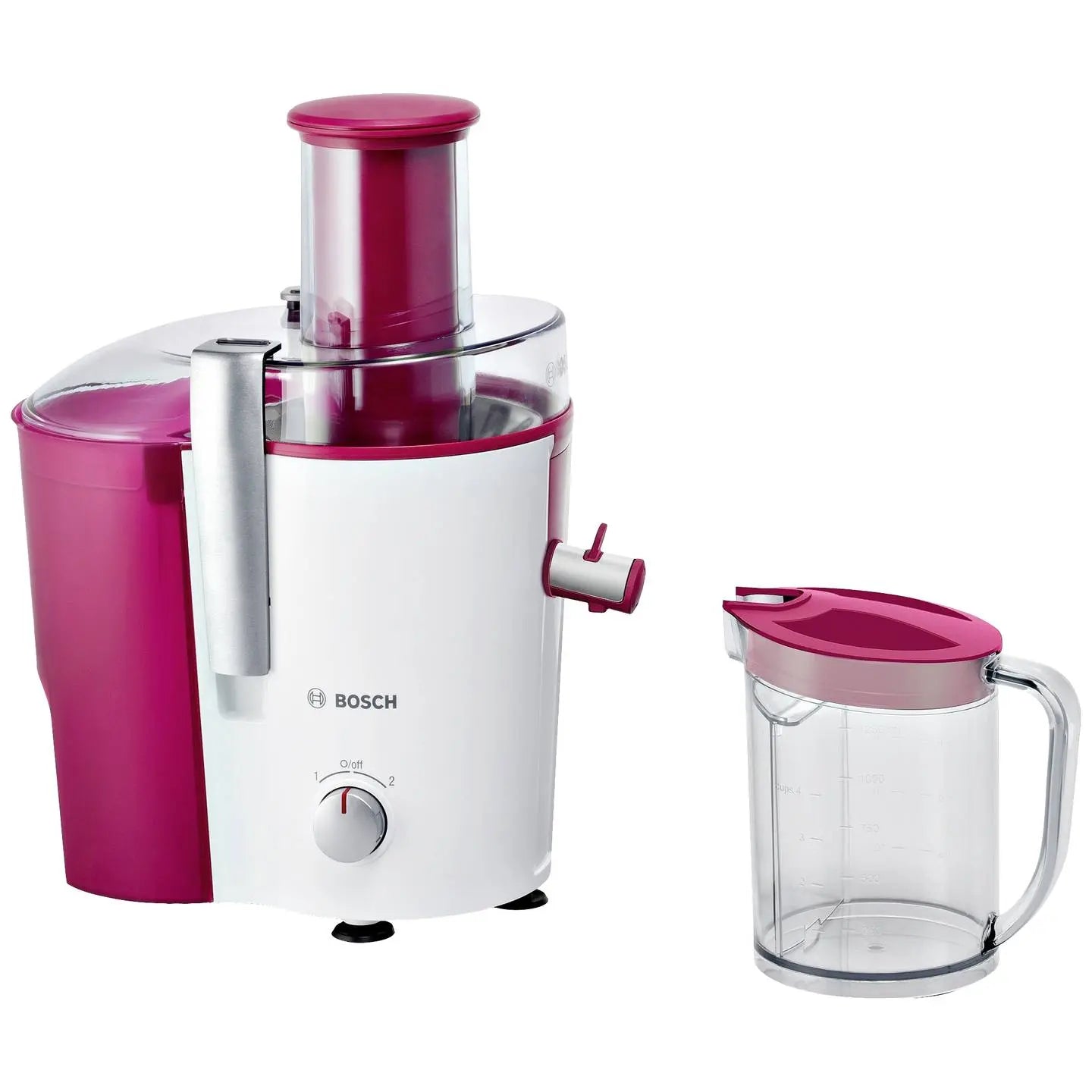 B-Ware Bosch Entsafter Saftpresse Weiß 700 W Kunststoff Edelstahl Microsieb Xl Mes25 C0