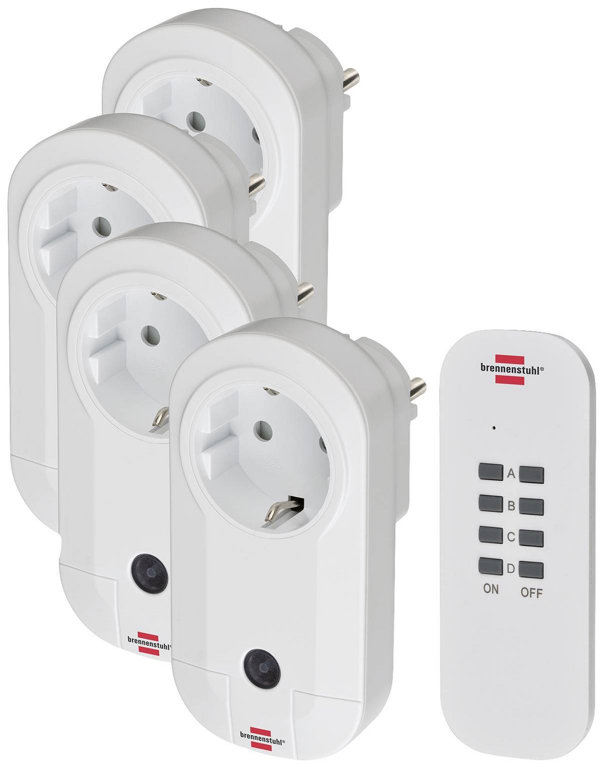 B-Ware Brennenstuhl Comfort Line 1507050 Funk Steckdosen Set Dose Innenbereich 1000 W