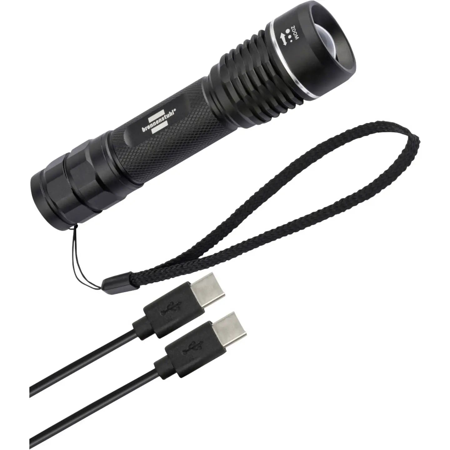 B-Ware Brennenstuhl Taschenlampe Lampe Led Akku Schwarz 600 Lm Aluminiumgehäuse Outdoor