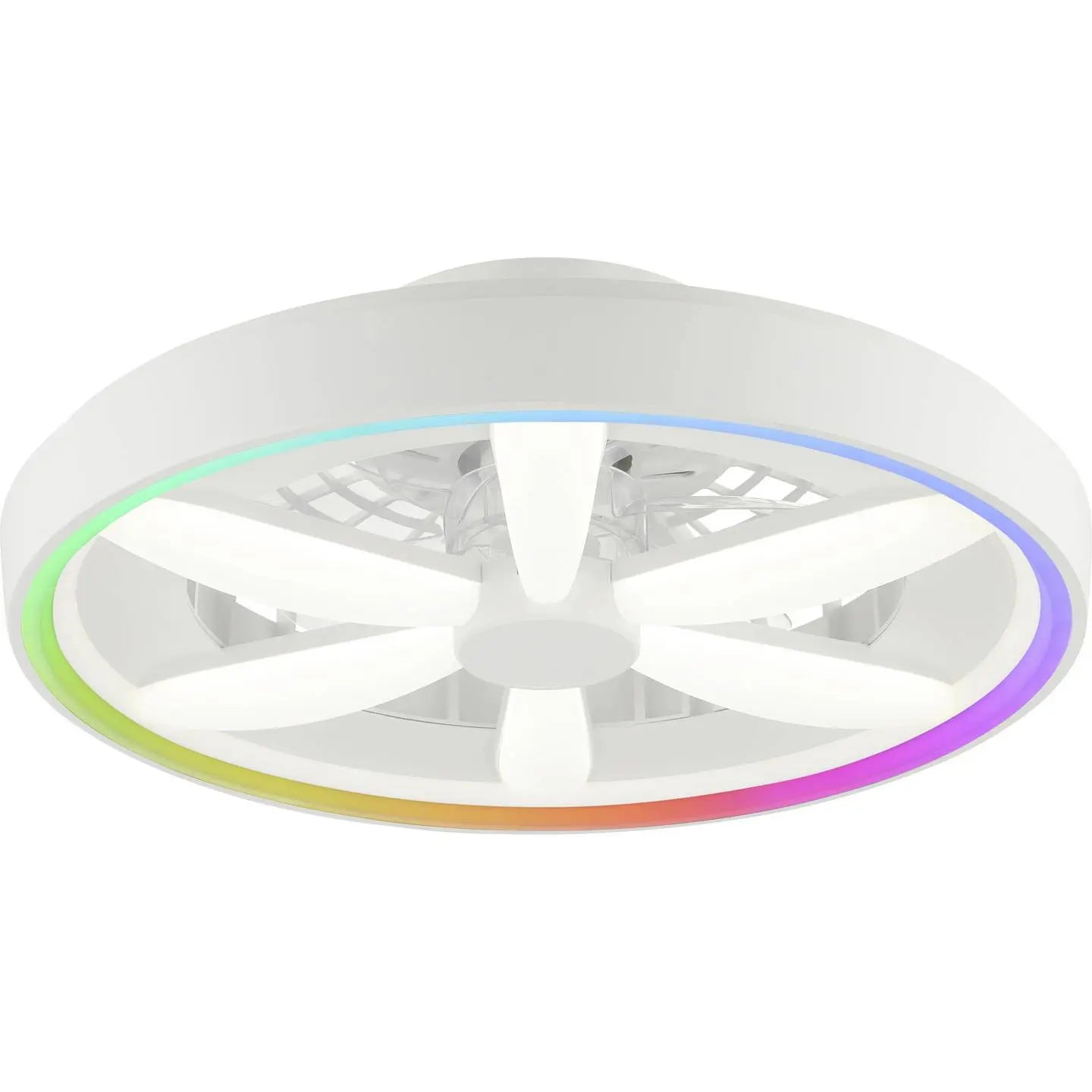 B-Ware Brilliant Deckenleuchte Lampe Ventilator Led Gaiano Weiß Fernbedienung Rgb 48 W
