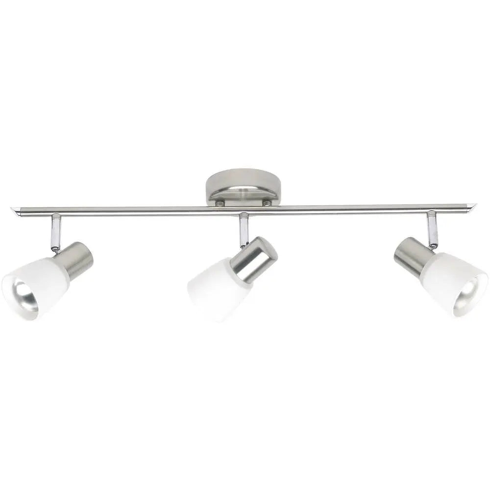 B-Ware Brilliant Led Deckenstrahler Luca 35816/77 Spot Lampe Edelstahl Chrom Weiß