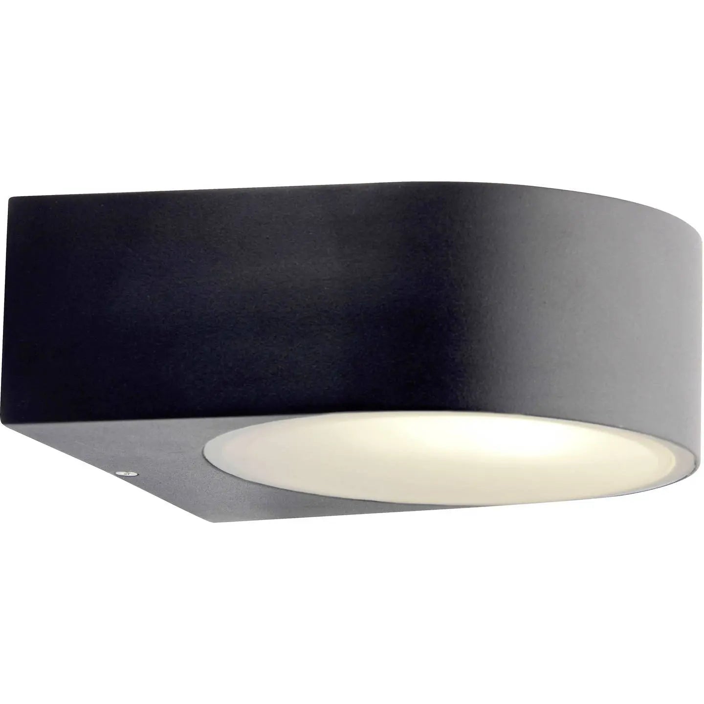 B-Ware Brilliant Außenwandleuchte Wandlampe Tyler Schwarz Metall Oben Unten Led E27 60 W