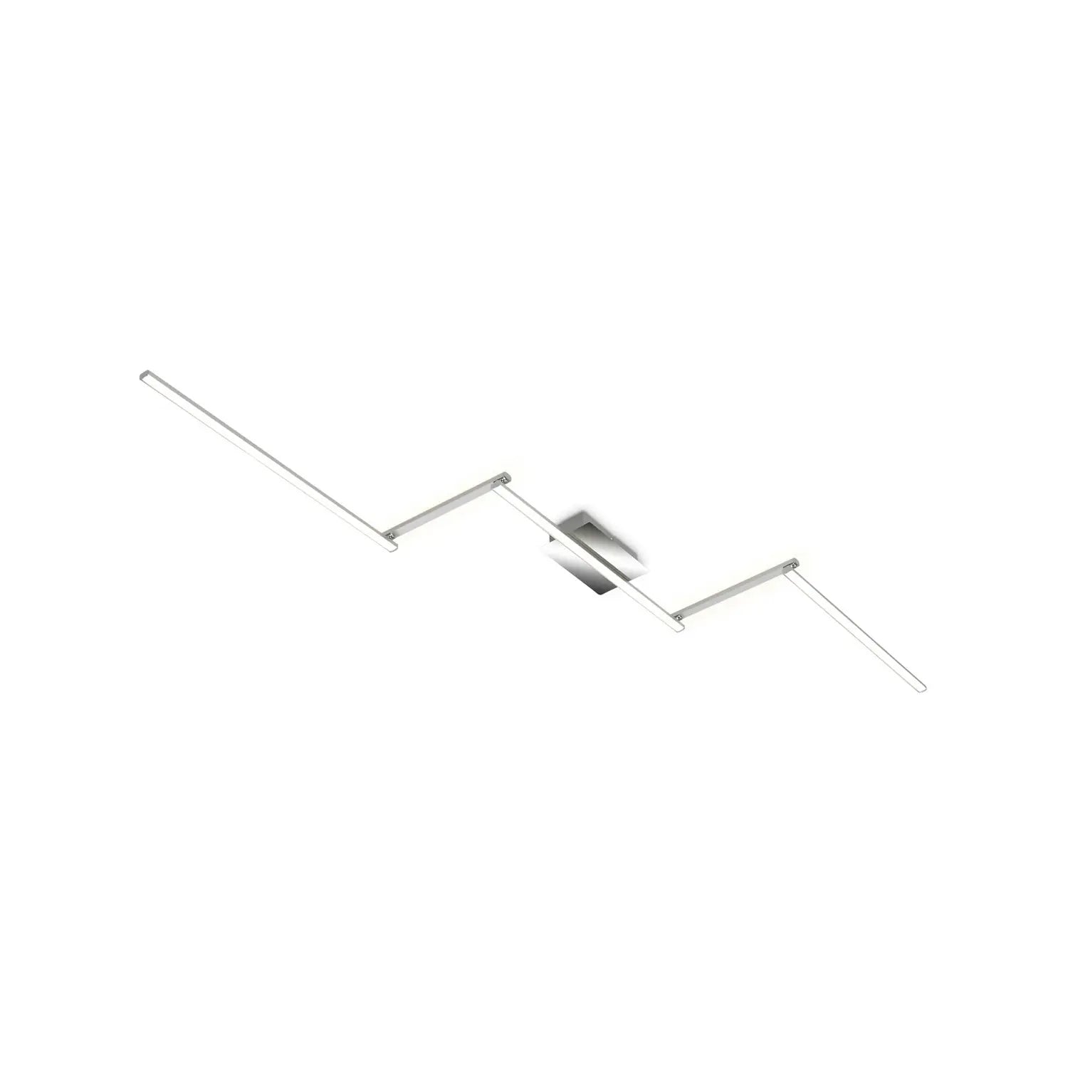B-Ware Briloner Led Deckenleuchte Lampe Staff Silber Schwenkbar Beleuchtung 3000 K
