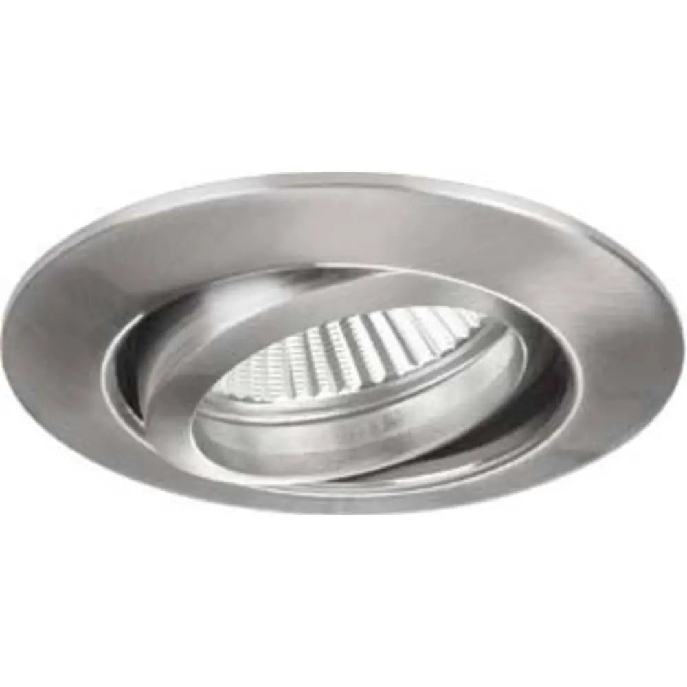B-Ware Brumberg Einbaustrahler Gx5.3 Einbauleuchte Halogen Nv Strahler Nickel Matt 50 W