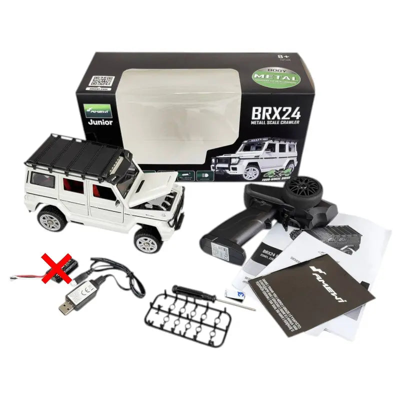 B-Ware Amewi Rc Crawler Modellauto Scale Auto Brx24 1:24 Weiß Allrad Siehe Text/Foto