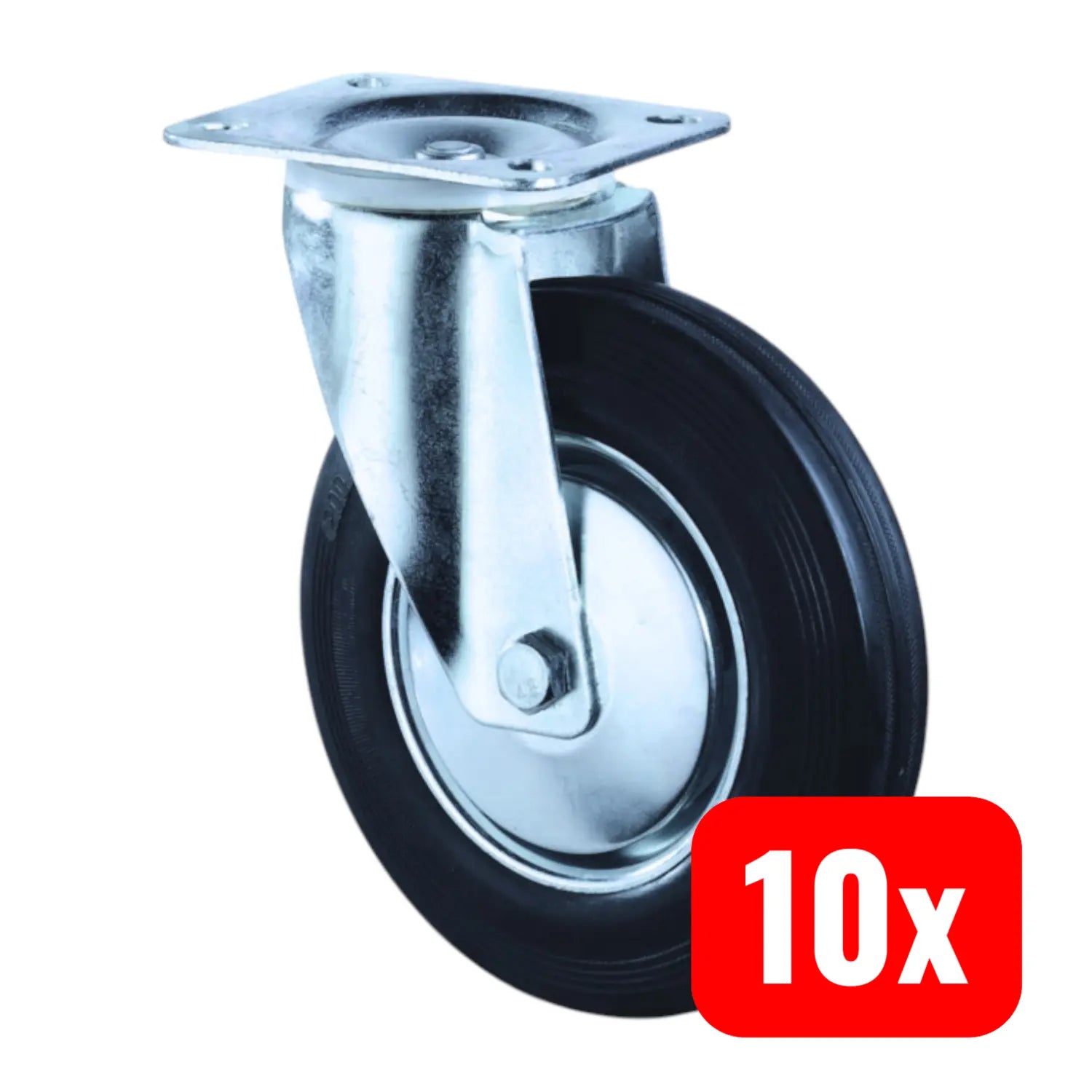 B-Ware Bs Rollen Transportrolle L400.B55.081 Lenkrolle Raddurchmesser 80 Mm 10 Stück
