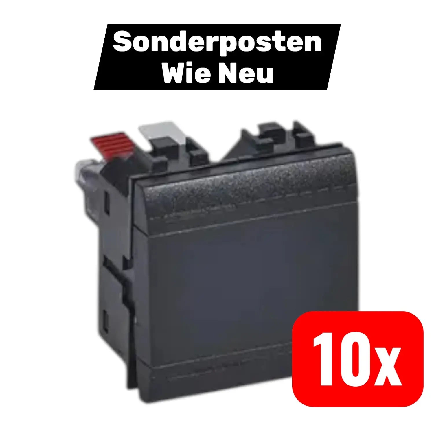 B-Ware Bticino Schalter 1 Polig 16 A 2 Module Living A Wechselschalter 10 Stück