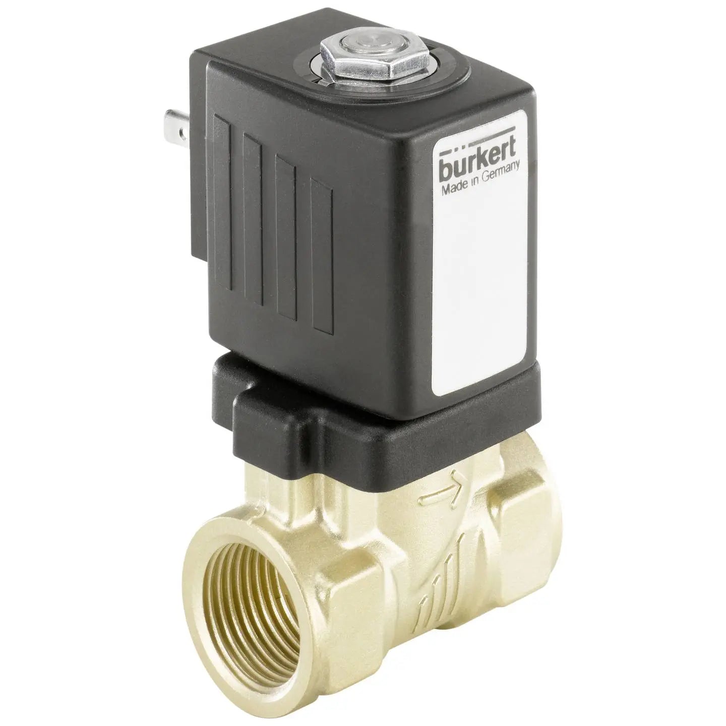 B-Ware Bürkert Magnetventil Schaltventil Ventil Leitungswasser Flüssigkeiten Messing