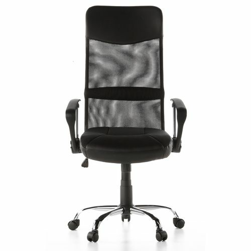 B-Ware Hjh Office Bürostuhl Chefsessel Drehstuhl Arton 20 Schwarz Netz Siehe Text/F262
