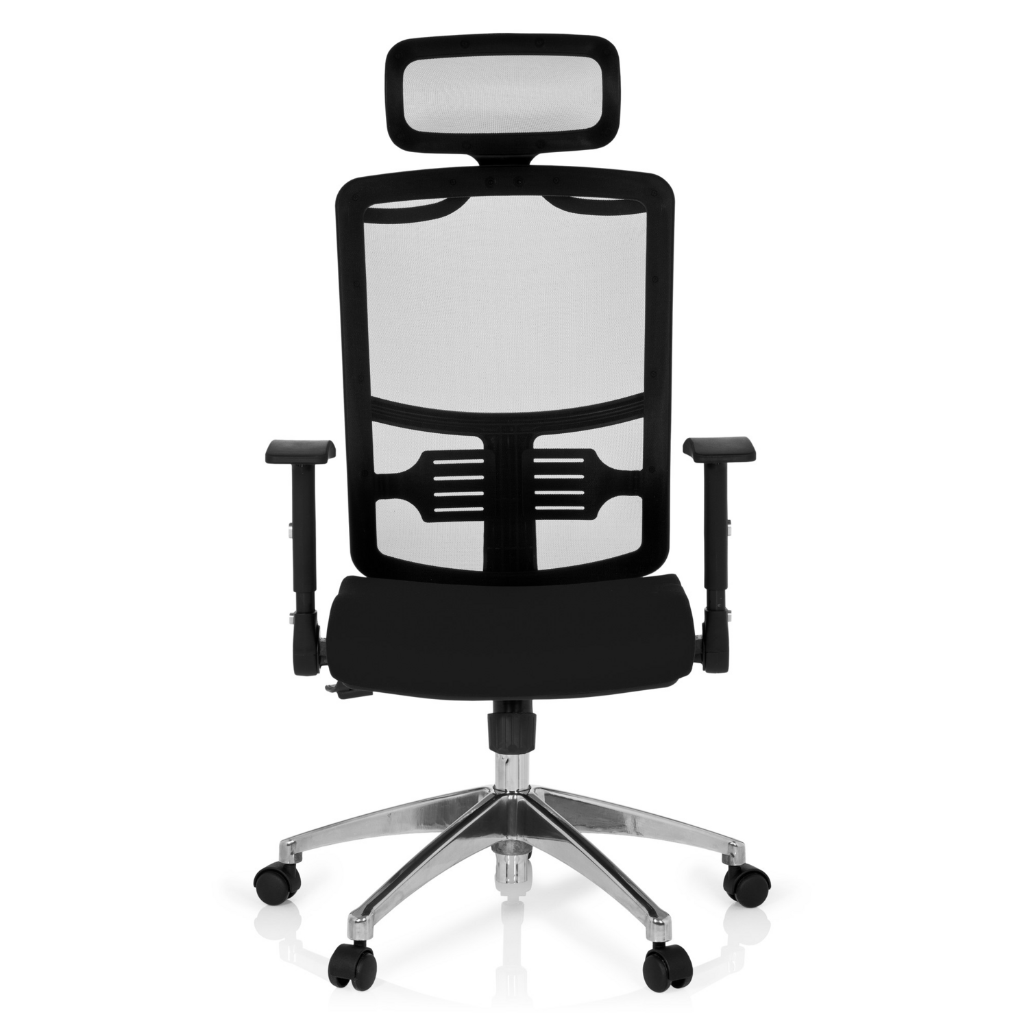 B-Ware Hjh Office Bürostuhl Drehstuhl Stuhl Cayen Stoff Schwarz Netzstoff Ergonomisch