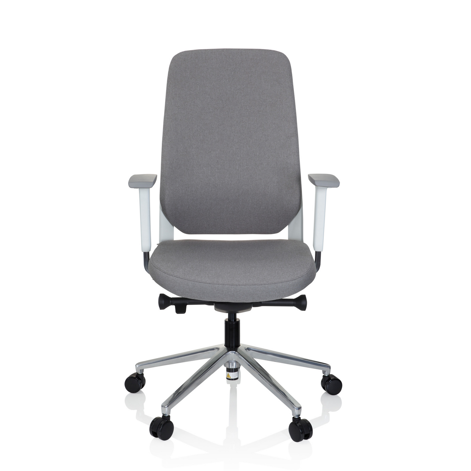B-Ware Hjh Office Bürostuhl Drehsessel Stuhl Grau Synchronmechanik Armlehnen Möbel729
