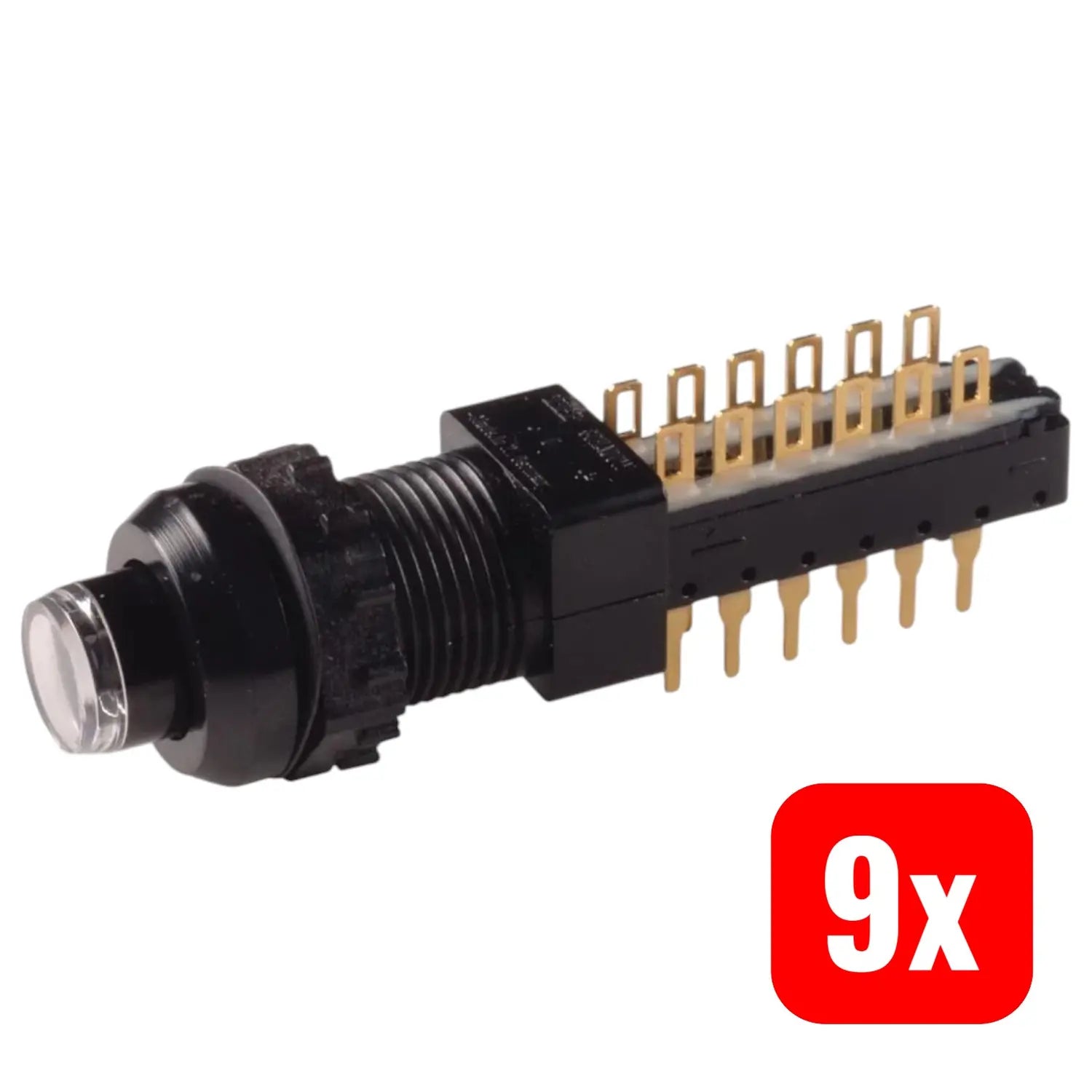 B-Ware C & K Switches Drucktaster Taster F6 Ueeau Weiß 6 Pdt Lötanschluss 50 V 30 V/Dc