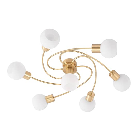 B-Ware Lindby Deckenlampe Ciala Wohnzimmerleuchte Deckenlampe Deko Deckenlicht E14 Glas