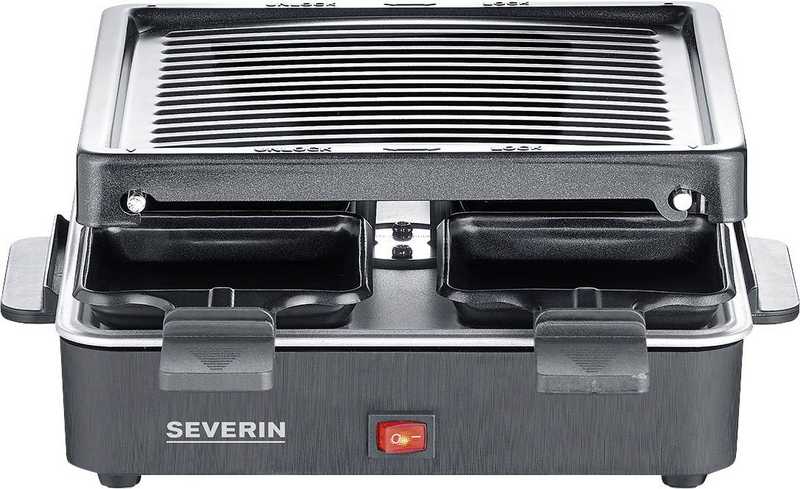 B-Ware Severin Mini Raclettegrill Raclette Antihaftbeschichteter Grillplatte Minigrill