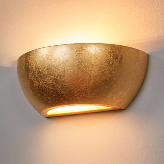 B-Ware Lindby Wandleuchte Kolja Goldfolienfinish Wandleuchte Wandlicht Bilderleuchte398