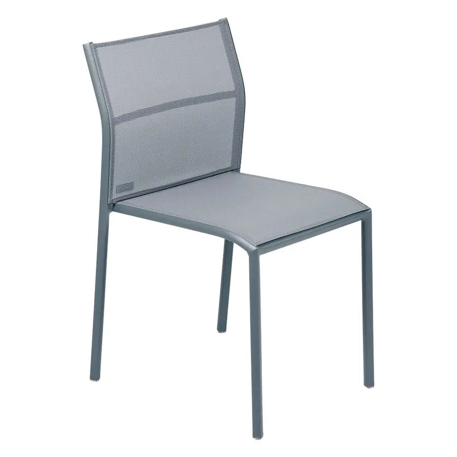 B-Ware Fermob Gartenstuhl Esszimmerstuhl Cadiz Stuhl Gewittergrau Aluminium Outdoor