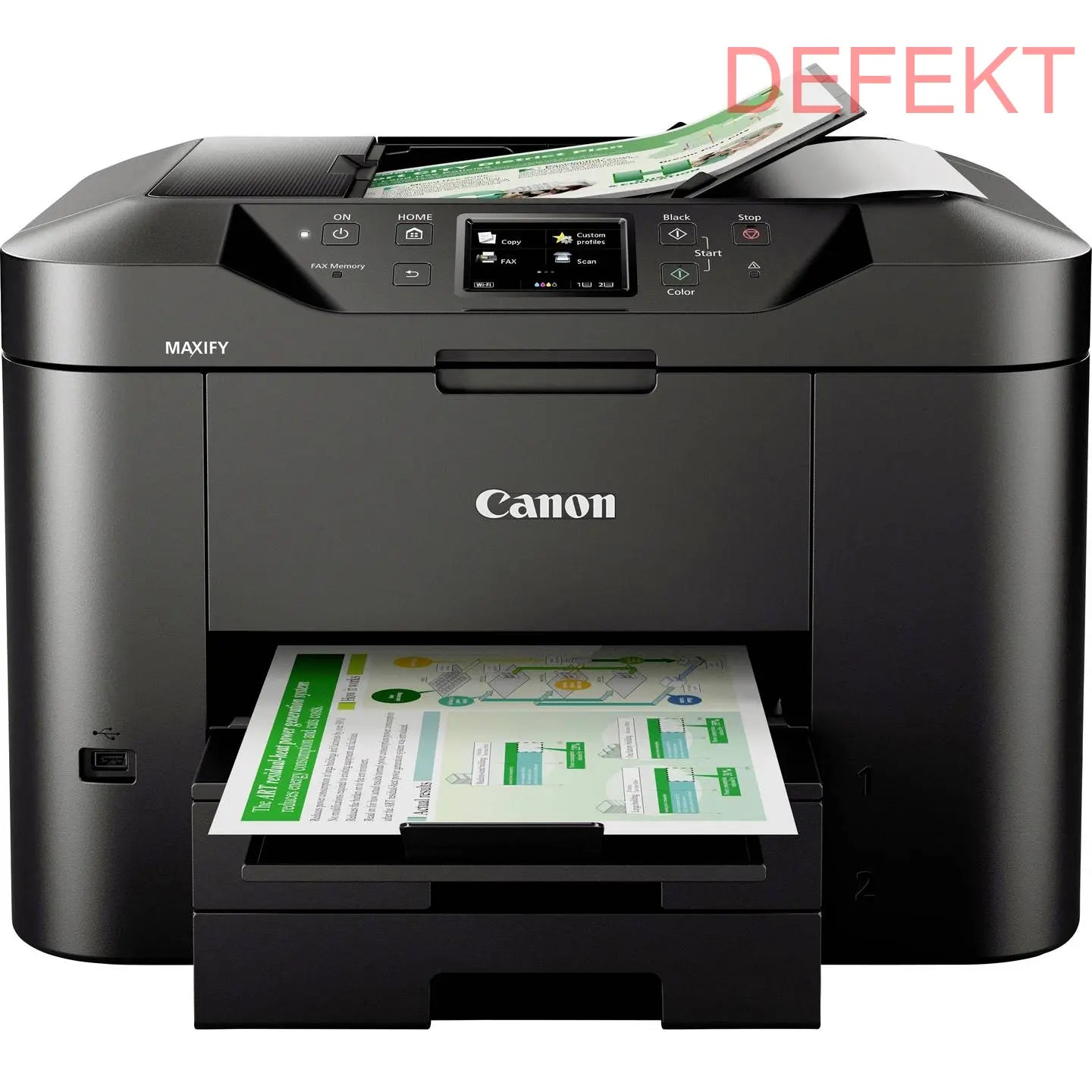 D-Ware Canon Multifunktionsdrucker A4 Wlan Maxify Mb2750 Tintenstrahl Farbe Defektware