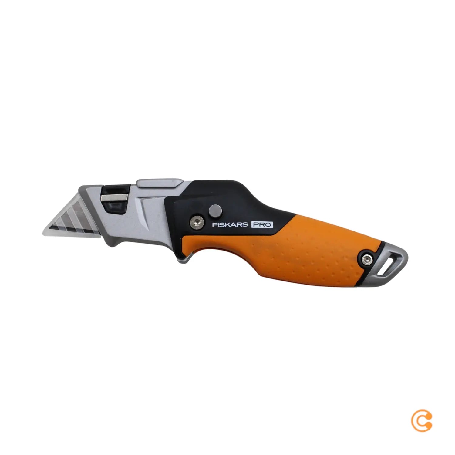 B-Ware Fiskars Klappmesser Taschenmesser Carbon Max Universal Schwarz Einziehklinge