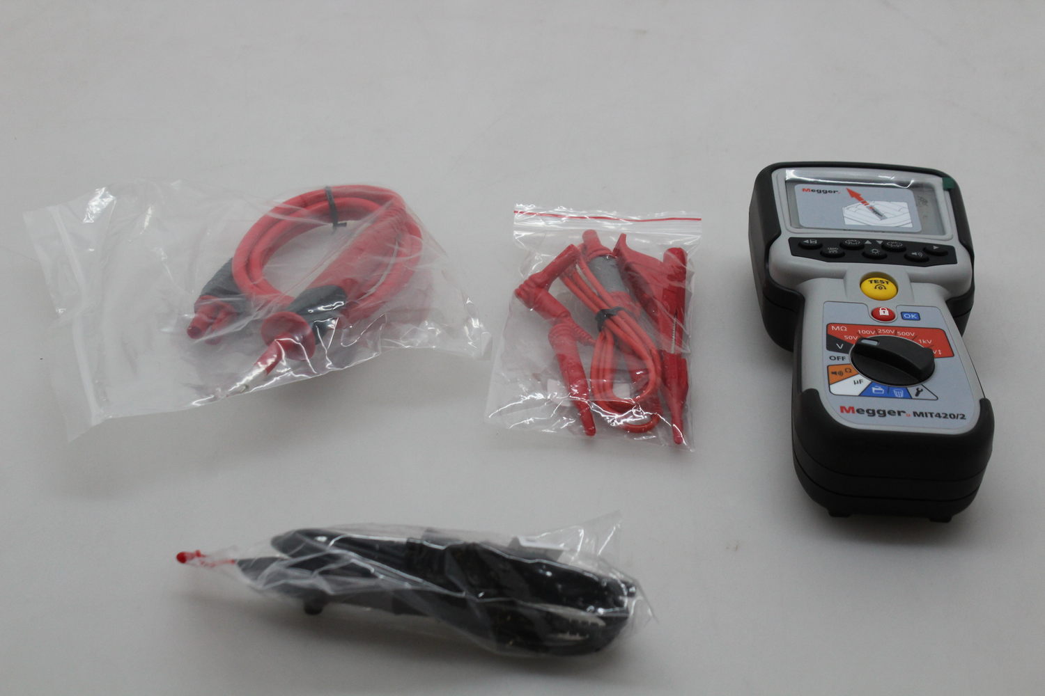 B-Ware Megger Mit420/2 Isolationsmessgerät 50 V 100 V 250 V 500 V 1000 V 200 Messgerät