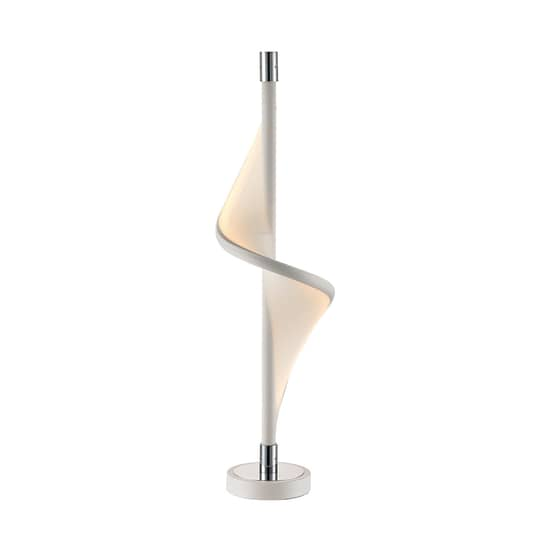 B-Ware Lucande Tischlampe Tischleuchte Led Edano Weiß Textil Dimmbar Lampe Leuchte