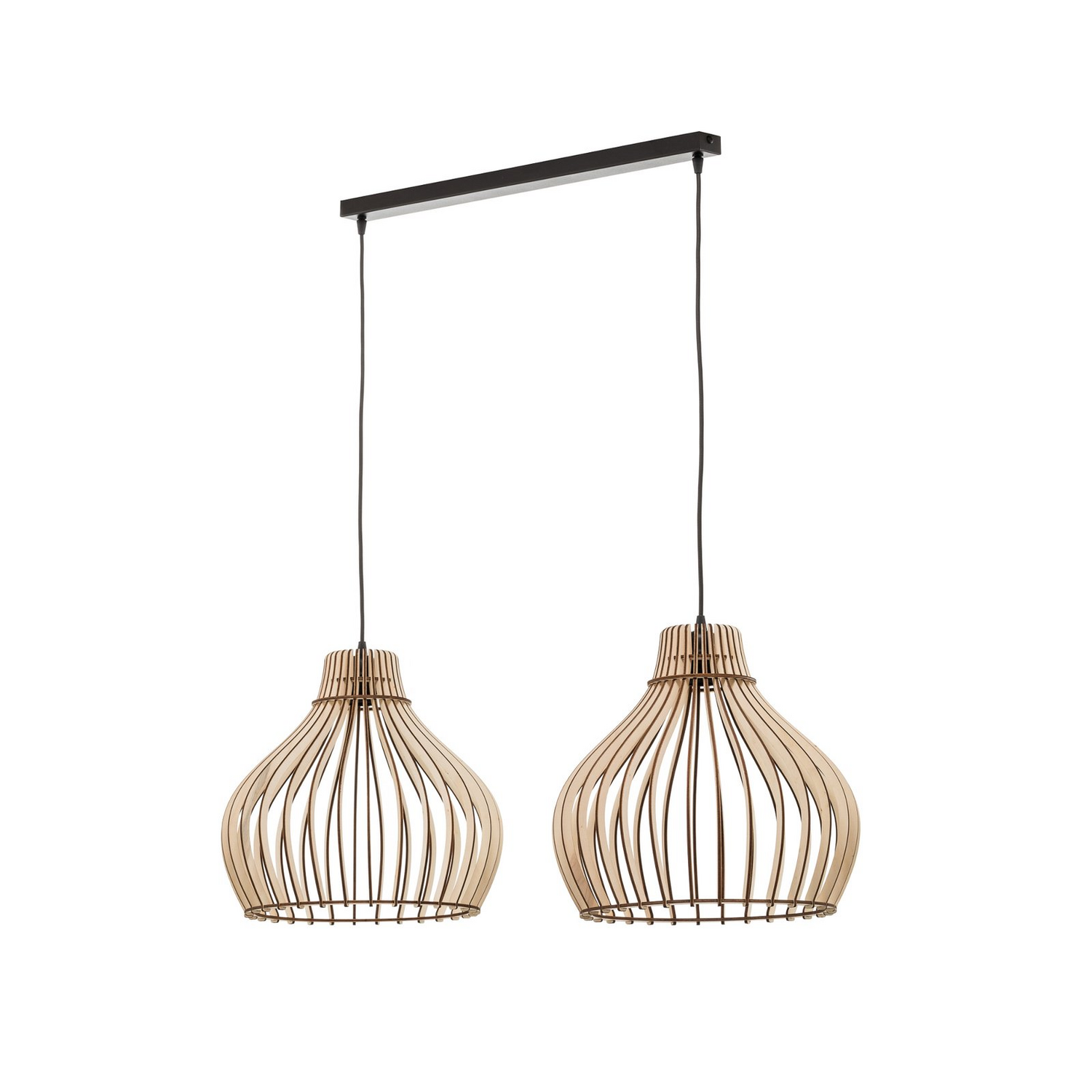 B-Ware Euluna Hängeleuchte Pendelleuchte Barrel Leuchte Lampe Deckenlampe Led Holz