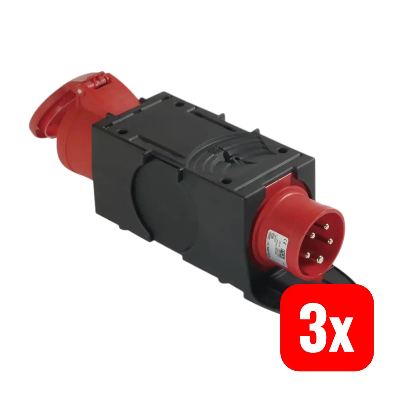 B-Ware Pce Cee Adapter 16 A, 32 A 5polig 400 V Cee Stecker Cee Kupplung Stecker 3 Stück