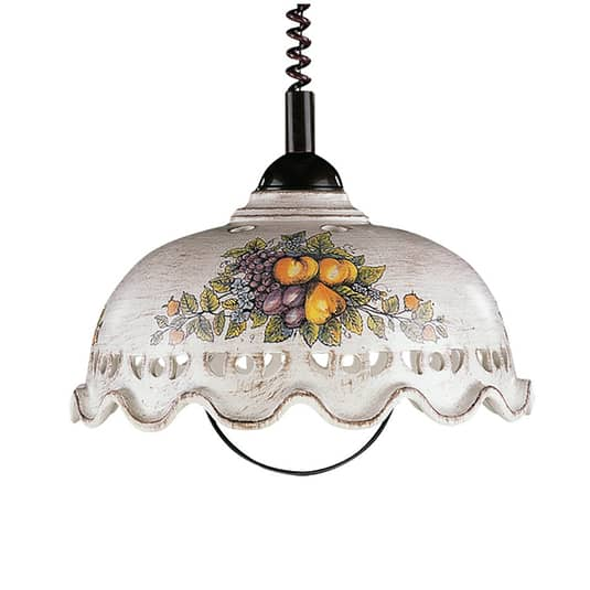 B-Ware Ceramiche Hängeleuchte Hängeleuchte Lampe Leuchte Deckenlampe Pendelleuchte Frut