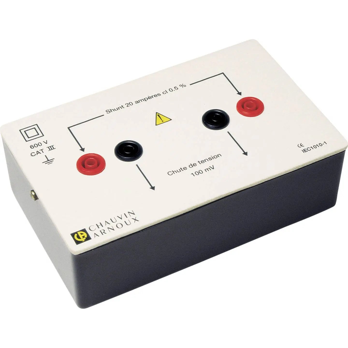 B-Ware Chauvin Arnoux Nebenwiderstand Shunt Strommessgerät Labor Cat Iii 600 V 5 A 100m V