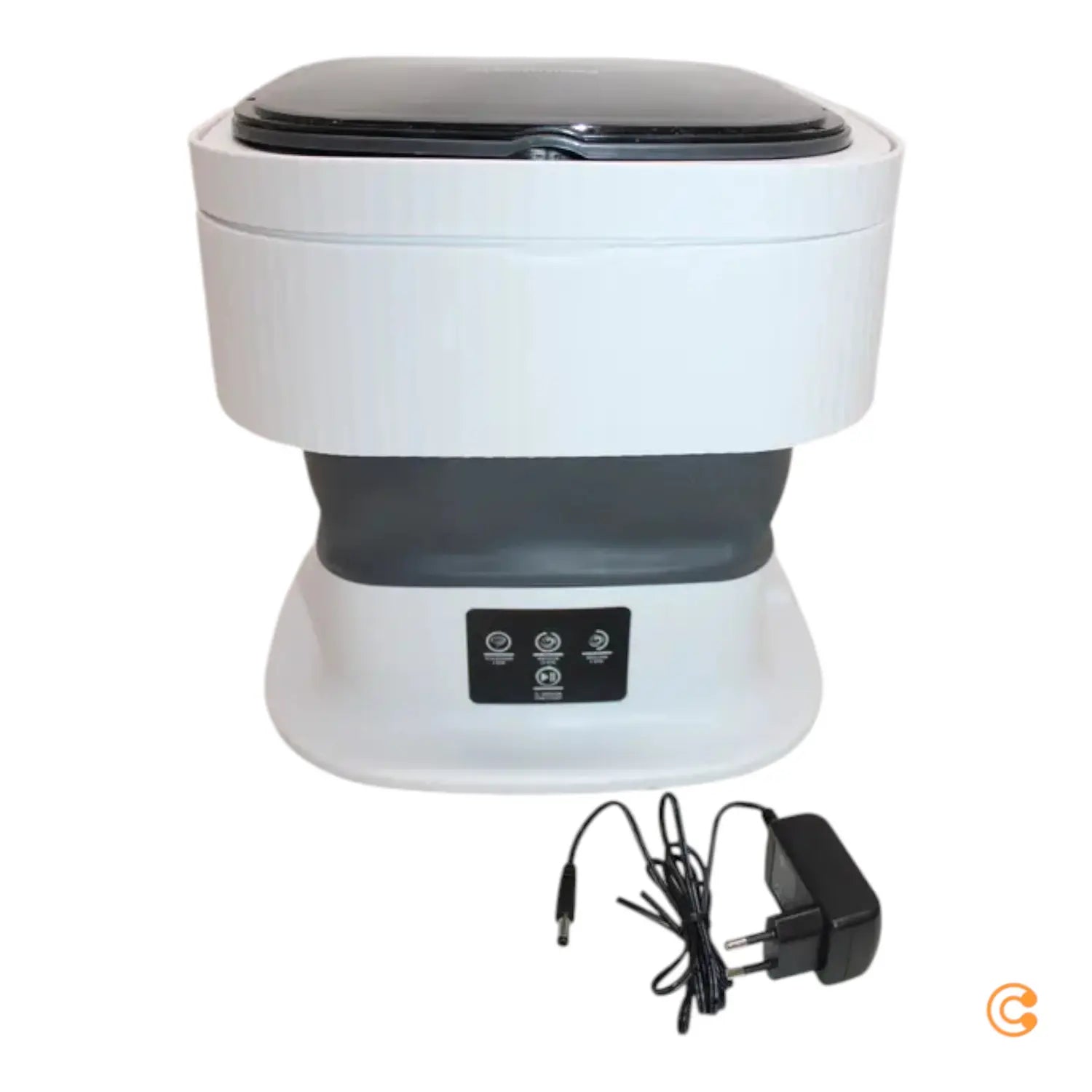 B-Ware Clean Maxx Mini Waschmaschine Falteimer Waschgerät Weiß Faltbar 40 W 1505687