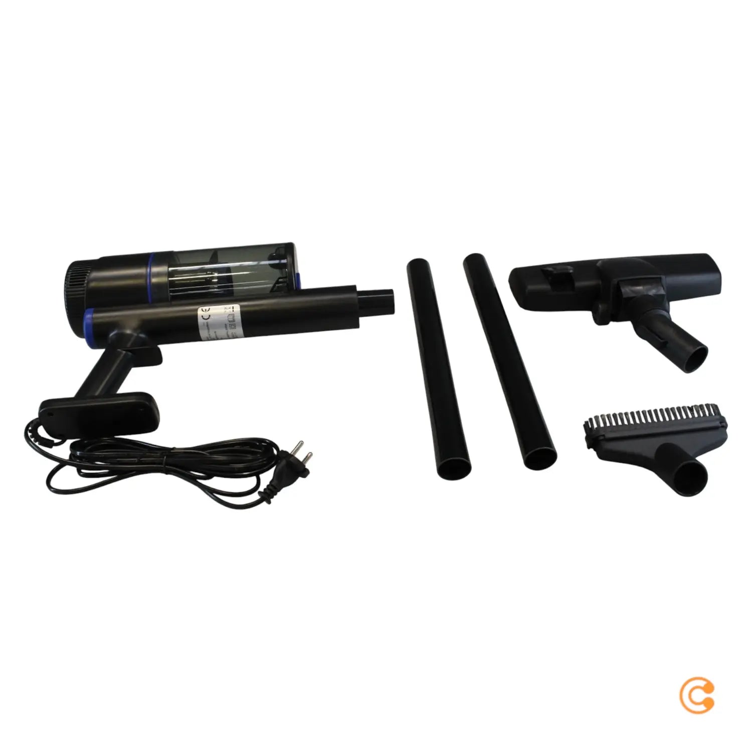 B-Ware Clea Nmaxx Staubsauger Handstaubsauger Zyklon Schwarz 600 W Fugendüse Verlängerung