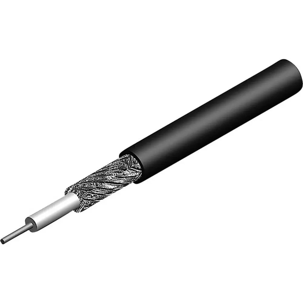 B-Ware Telegärtner Koaxialkabel Antennenkabel Rg58 Schwarz 50ω Meterware 100 Meter