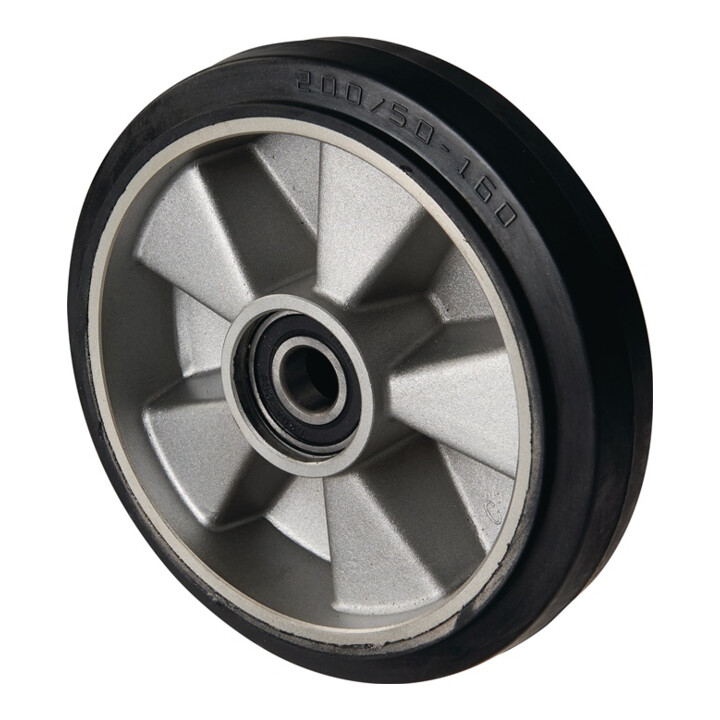 B-Ware Columbus Mc Kinnon Lenkrad Steuerrad Vollgummi Nabenlänge 43mm Radbreite 50mm