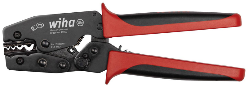 B-Ware Wiha 45959 Crimpzange Unisolierte Kabelschuhe 0.1 Bis 16 Mm² Zange Handwerkzeug