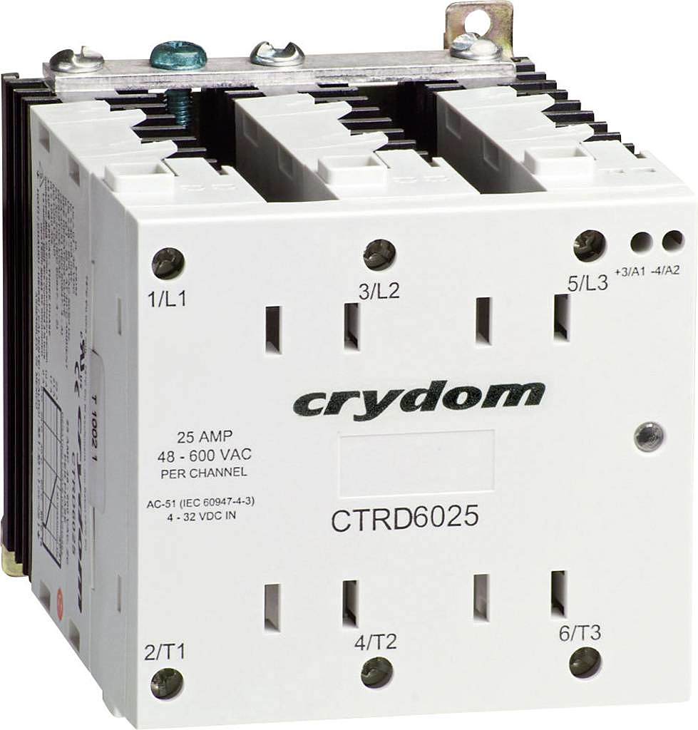 B-Ware Crydom Halbleiterrelais Ctrd6025 Last Strom Max.: 25 A Schaltspannung: 600 V/Ac