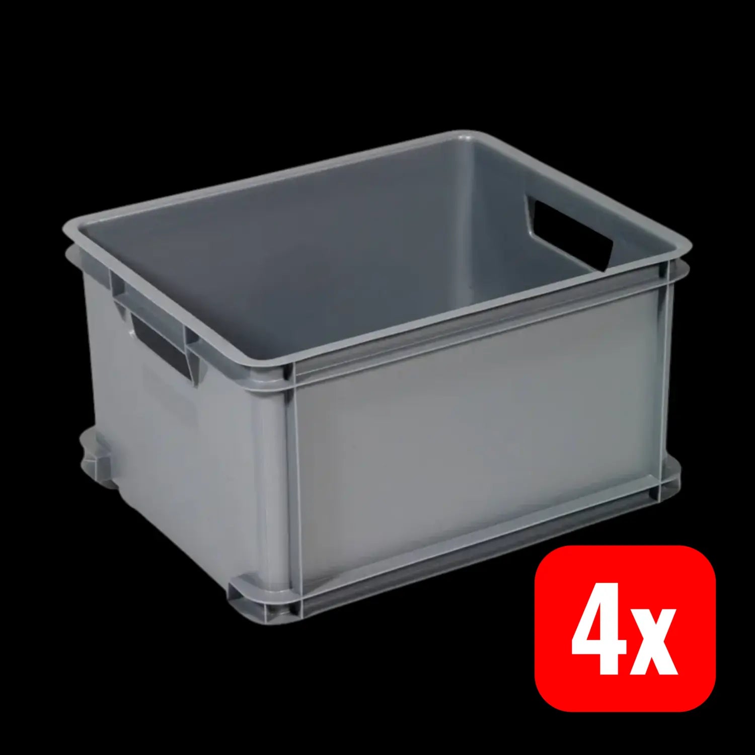 B-Ware Curver 156011 Aufbewahrungsbox Kiste Unibox Classic L Stapelbar Box 4 Stück