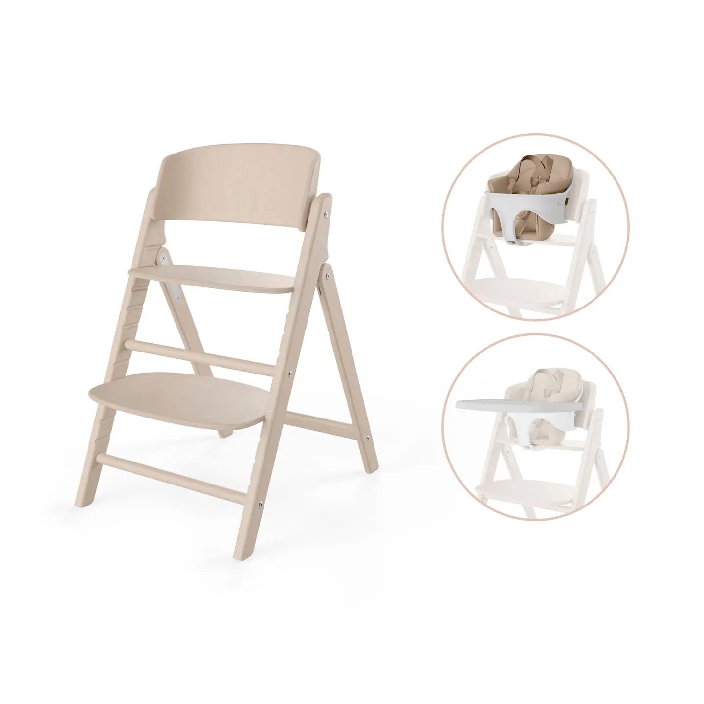 B-Ware Cybex Treppenhochstuhl Sitzgelegenheit Hochstuhl All Natural Beige Klappfunktion