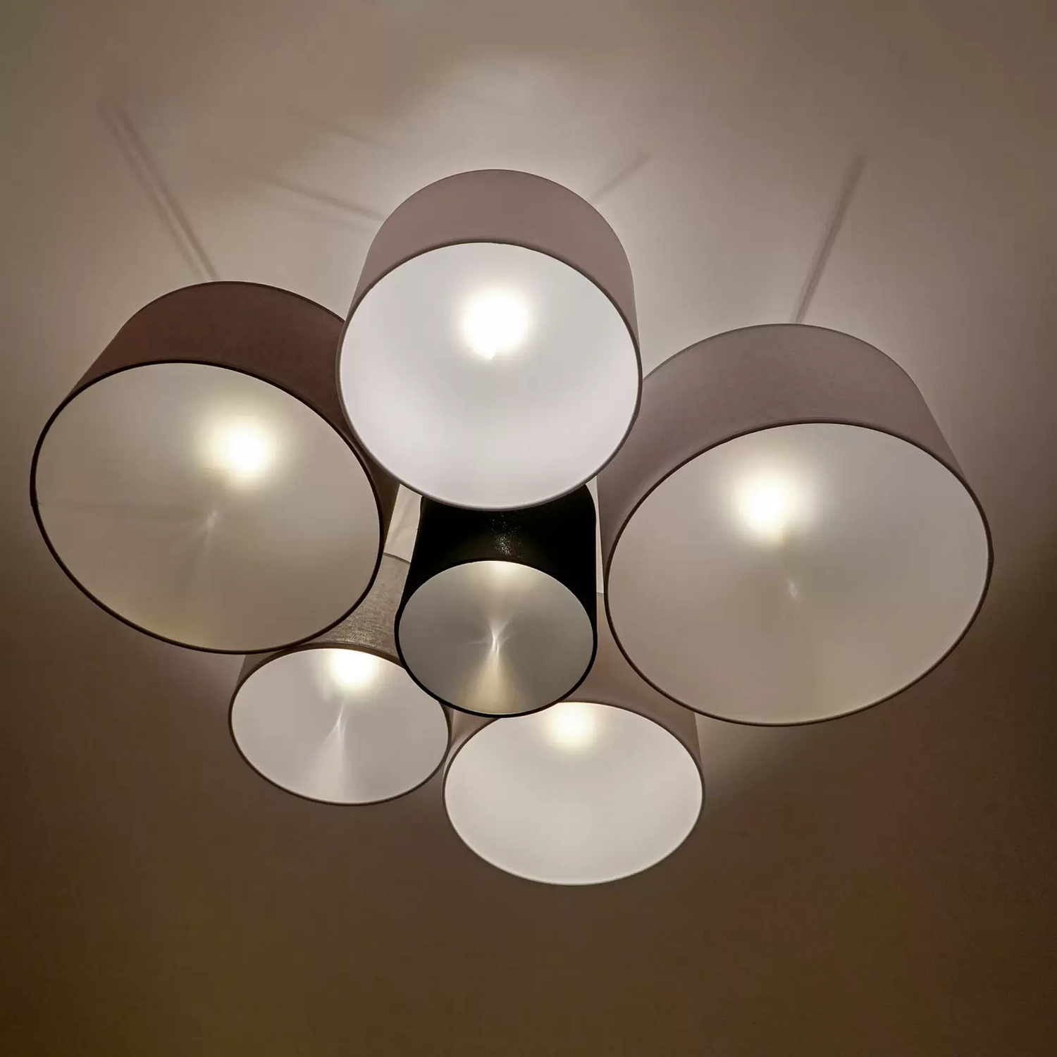 B-Ware Euluna Lodge Deckenleuchte 6 Flg.Multicolour Deckenlampe Lampe Leuchte Spot 517