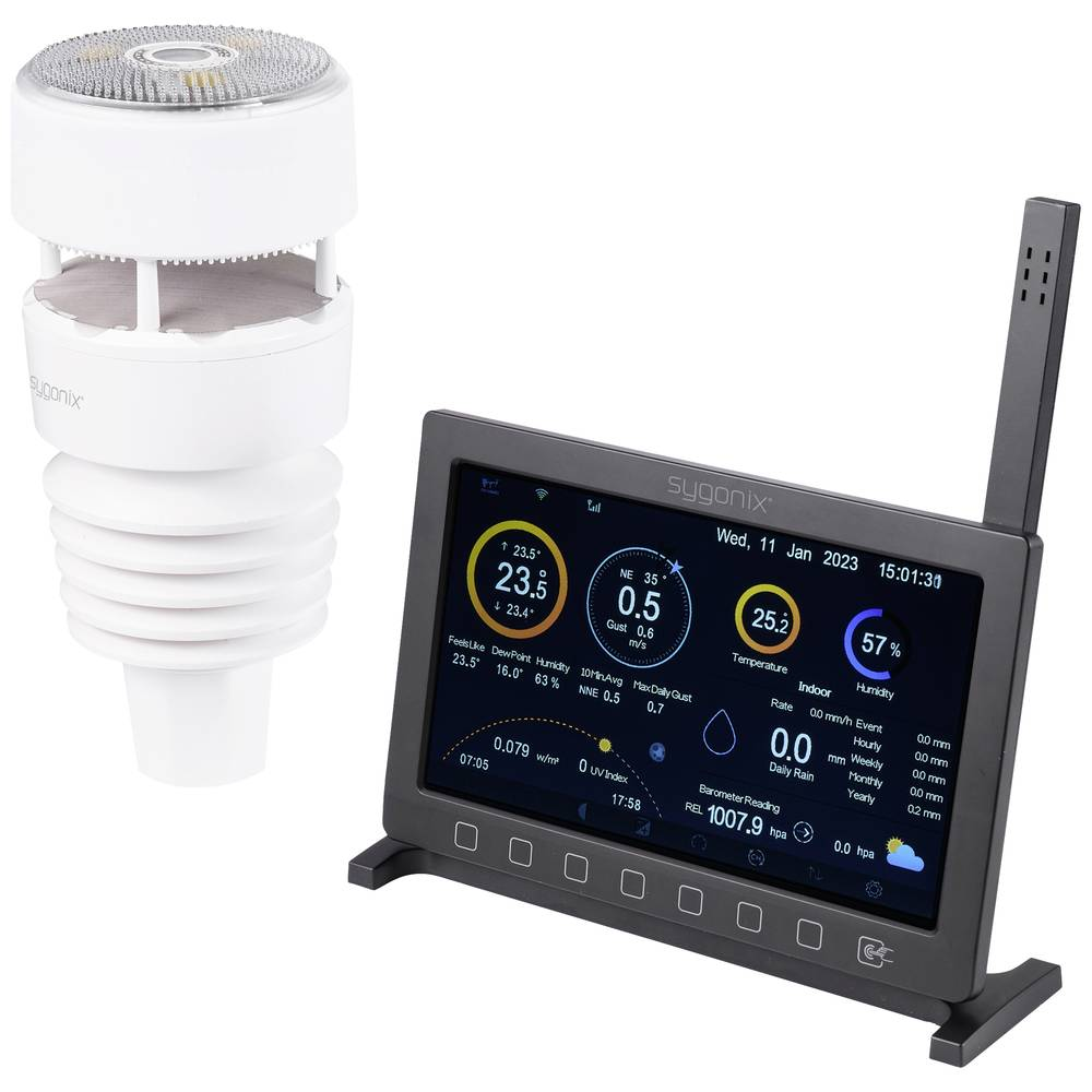 B-Ware Sygonix Sy 5479628 Wlan Wetterstation Vorhersage Für 2 Tage Wettmessgerät33
