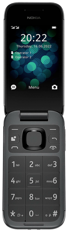 B-Ware Nokia Flip Klapp Handy Mobiltelefon Handy Mit Großen Tasten & Bildschirm Schwarz