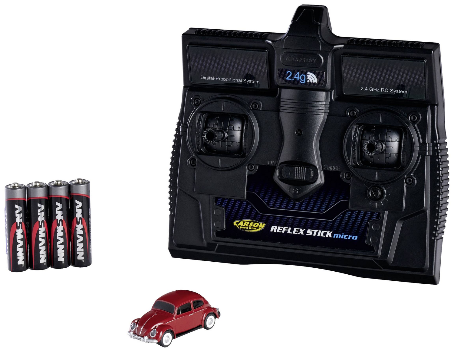 B-Ware Carson Modellsport 500504147 Volkswagen Beetle 1:87 Rc Modellauto Auto