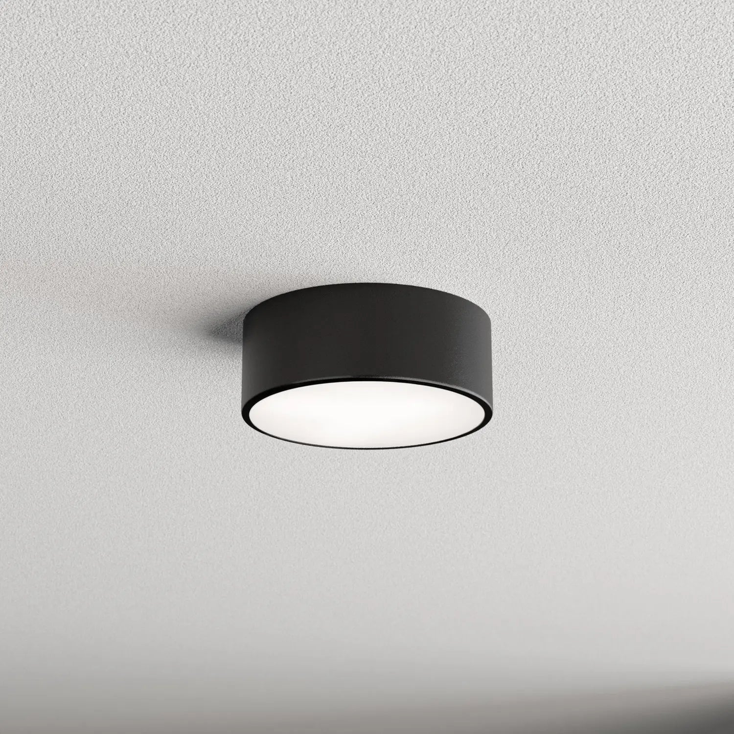 B-Ware Temar Lighting Deckenlampe Cleo 200 Leuchte Sensor Lampe Schwarz Metall ø20cm