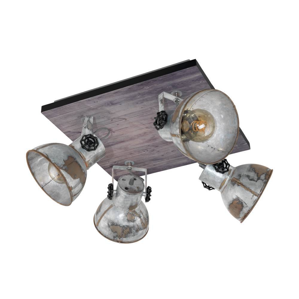 B-Ware Eglo Deckenleuchte Lampe Barnstaple Industrielook 4 Flg Wohnzimmer Beleucht473