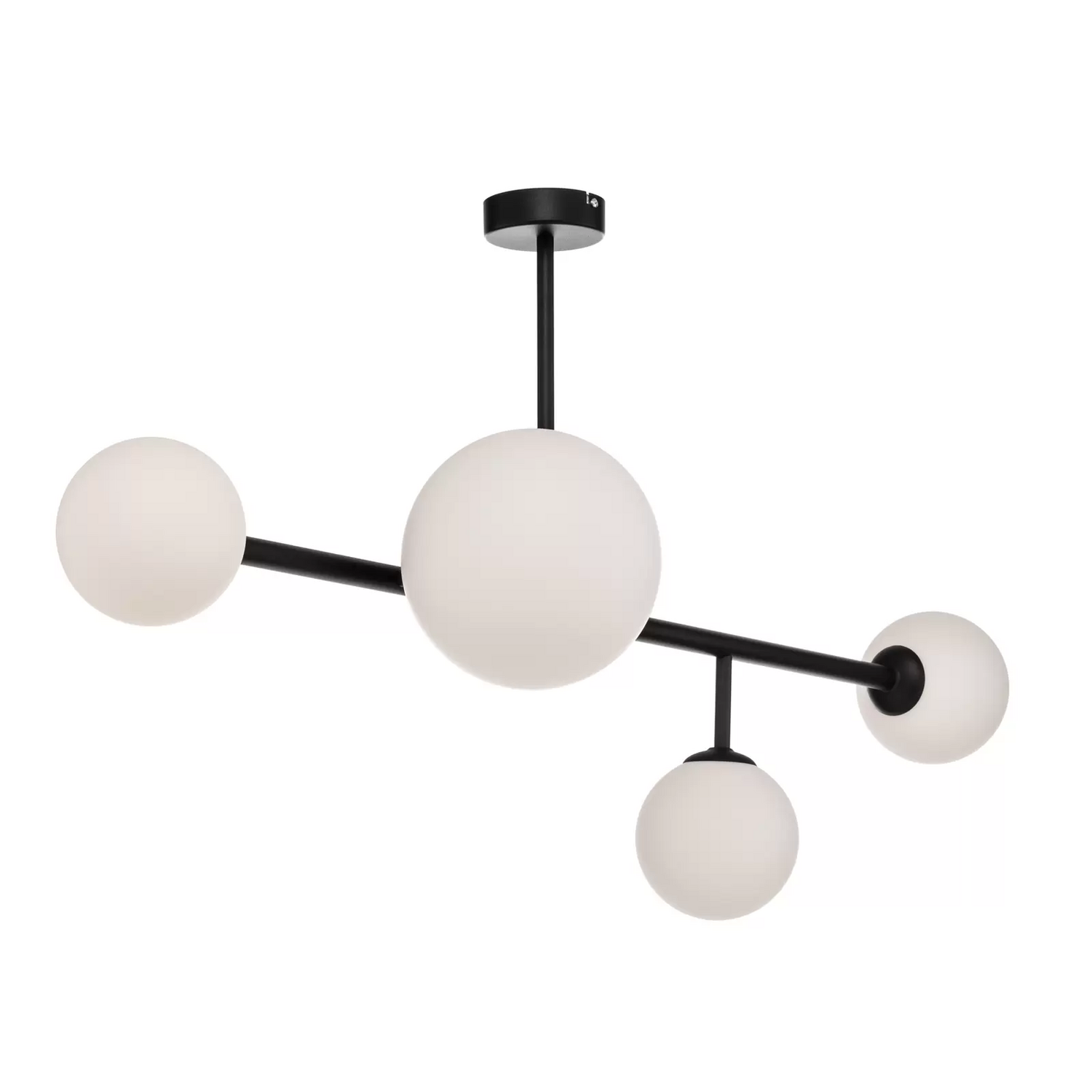 B-Ware Deckenleuchte Dione Vierflammig Schwarz Deckenlampe Leuchte Siehe Text/Foto