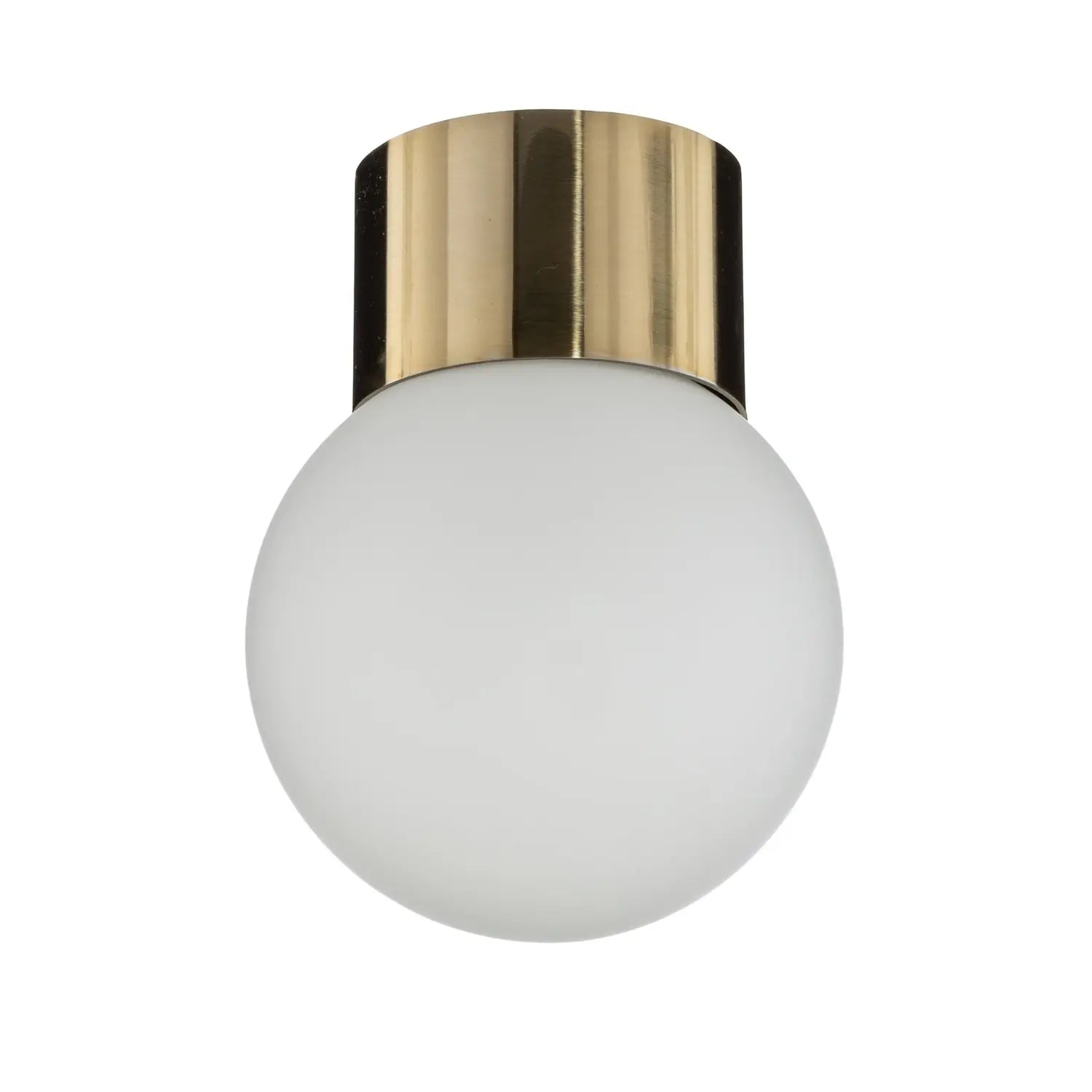B-Ware Deckenleuchte Lampe Hotel Mood 1 Glas Stahl Gold Weiß G9 Glasleuchte