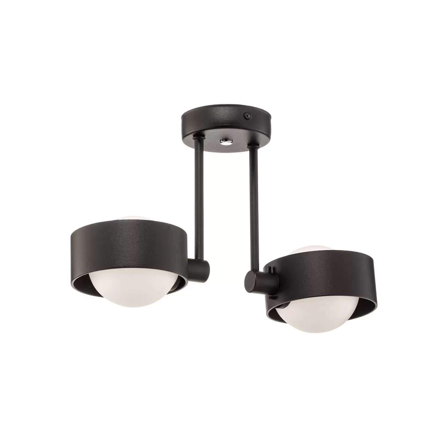 B-Ware Deckenleuchte Mado Aus Stahl Blau Zweiflammig Deckenlampe Leuchte Lampe G9 Spot