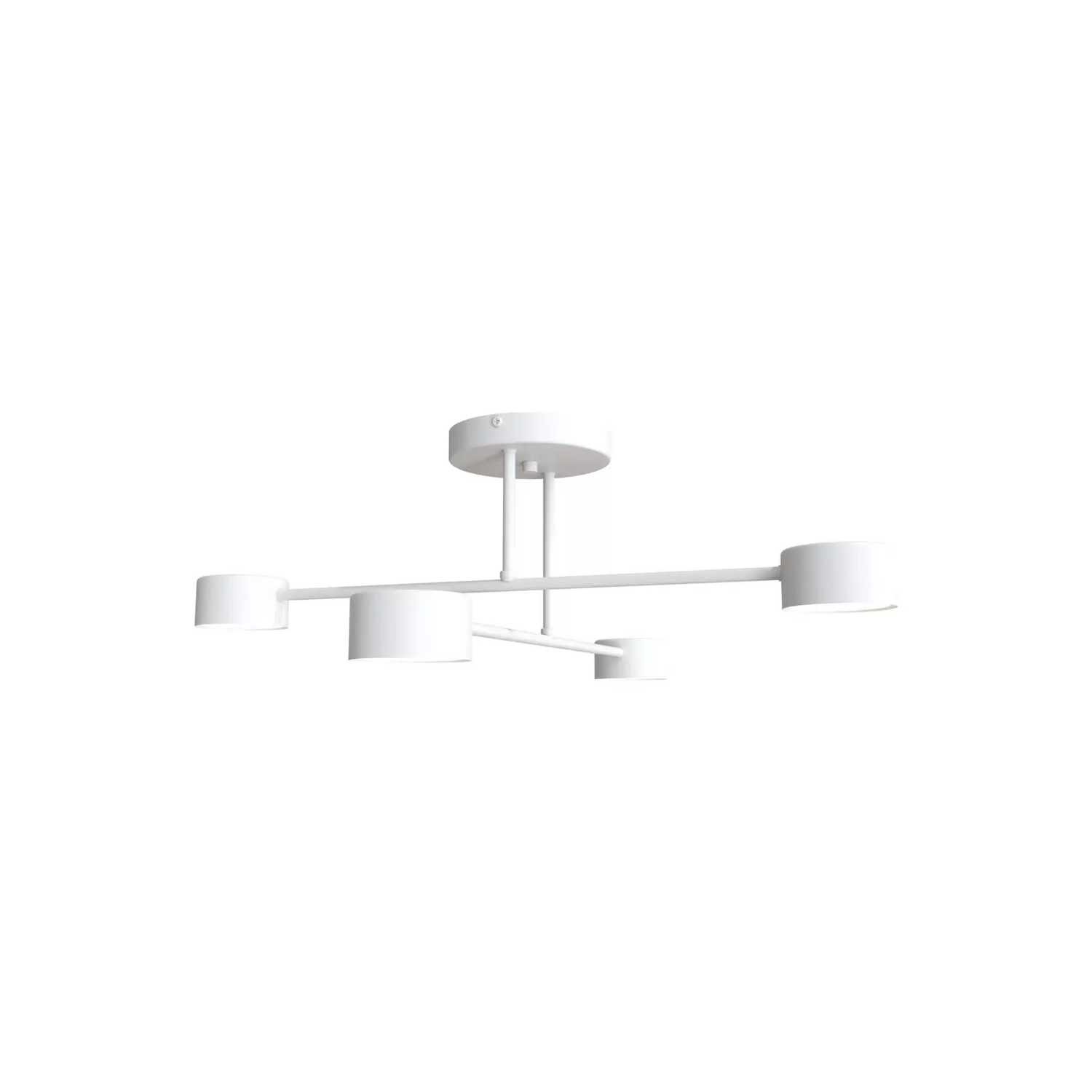 B-Ware Deckenleuchte Modus 4 Stahl Vierflammig Gx53 Weiß Deckenlampe Lampe Leuchte Spot
