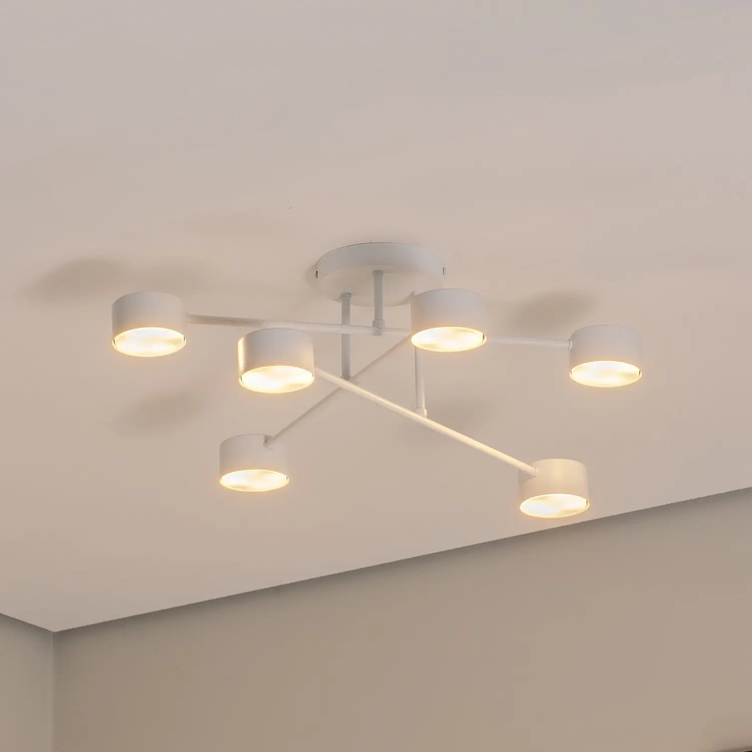 C-Ware Emibig Lighting Modus Deckenleuchte Lampe Sechsflammig Stahl Siehe Text/Foto