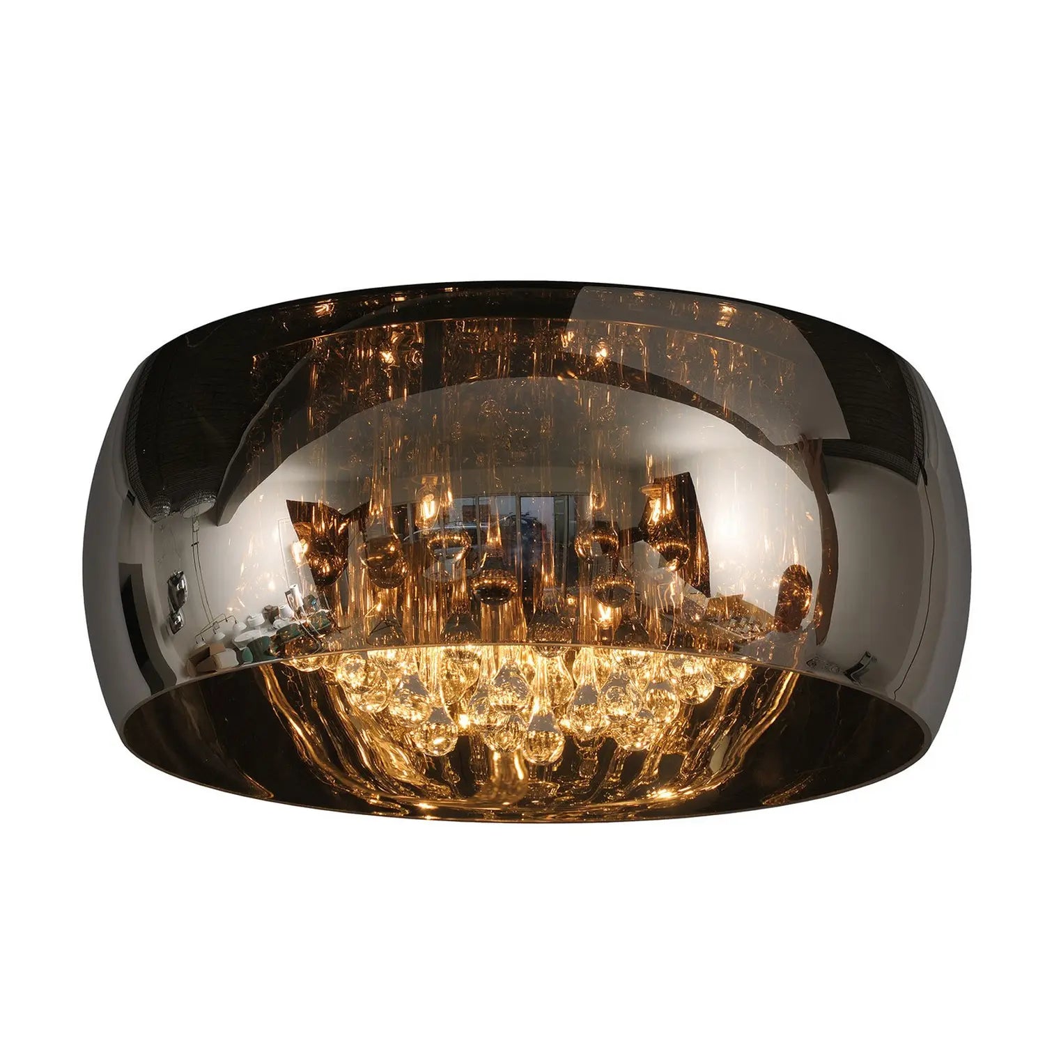 B-Ware Lucide Deckenlampe Pearl Glasleuchte ø 50 Cm Deckenlicht Deko Deckenlicht G9