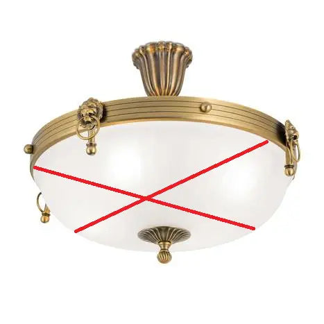 B-Ware Orion Deckenleuchte Rocca Deckenlampe Leuchte Lampe ø43cm Siehe Text/Foto